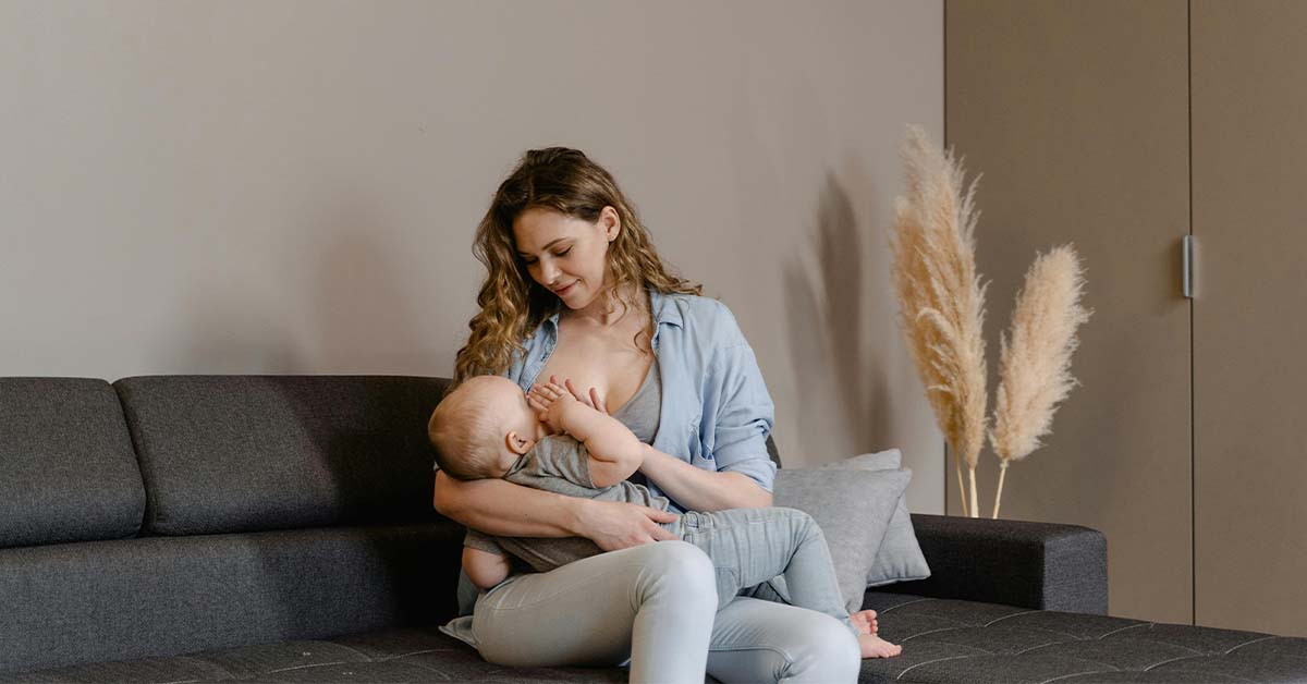 Mother Breastfeeding her Child