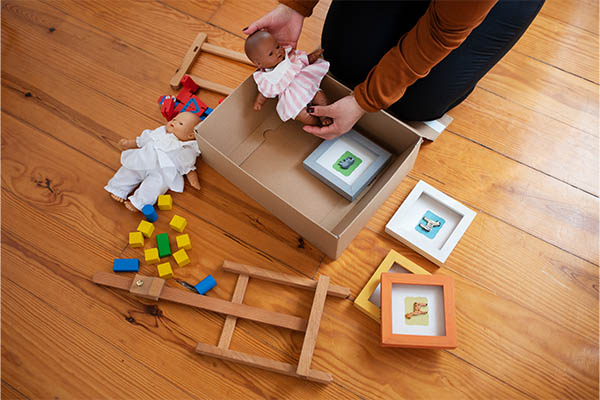 Donate old toys 