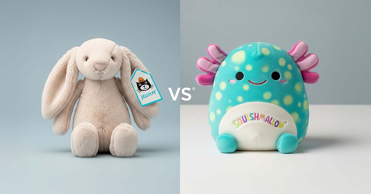 Jellycats vs. Squishmallows