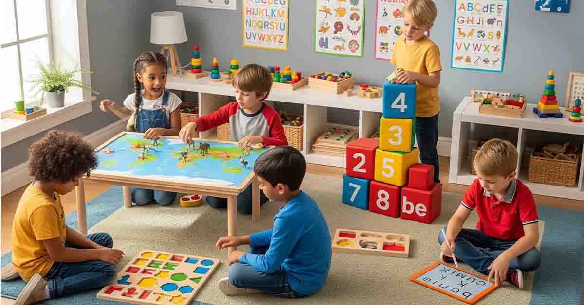 Kids playing together