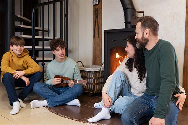 Family enjoying together